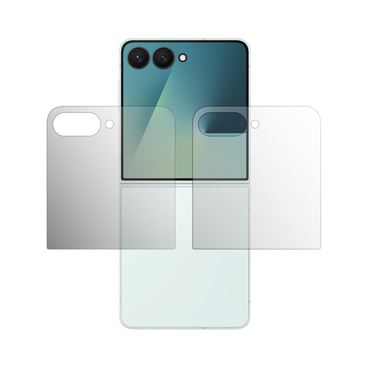 Комплект от 2x iSkinz Matte протектор за екран за Samsung Galaxy Z Flip7, Против пръстови отпечатъци, Антирефлексно покритие