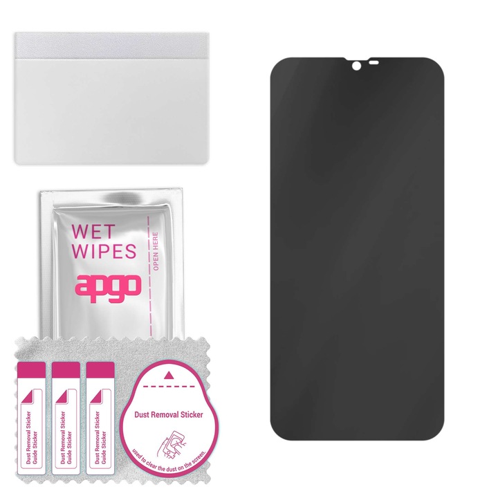 ПОВЕРИТЕЛНОСТ apgo защитно стъкло за Yezz Max 2 Ultra – хибридно стъкло, изцяло лепило, гъвкаво стъкло