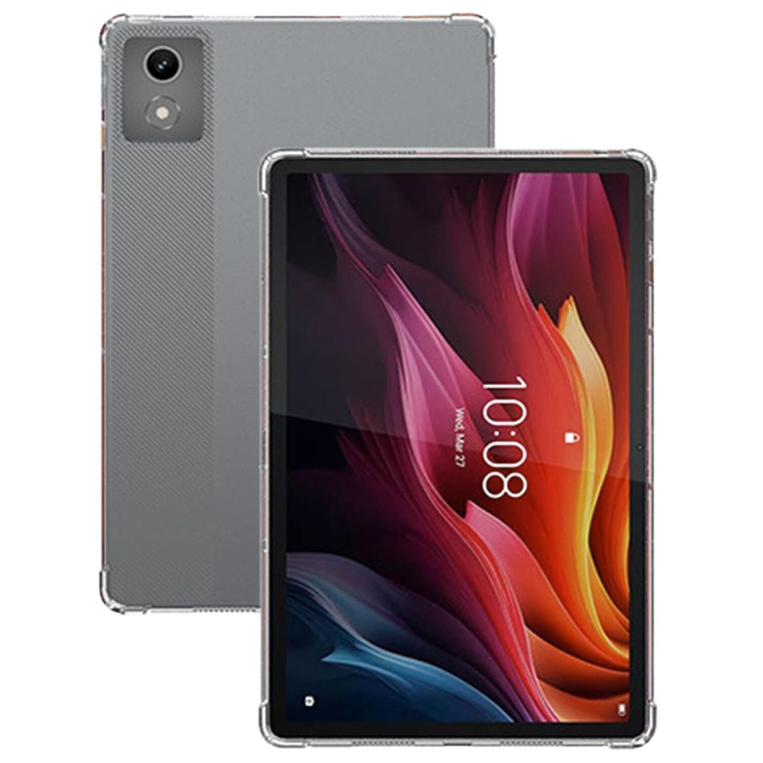 Husa Silicon Transparenta EtuiTab, pentru Lenovo Tab K11 Plus 11.45", Subtire, Protectie Anti-Zgarieturi