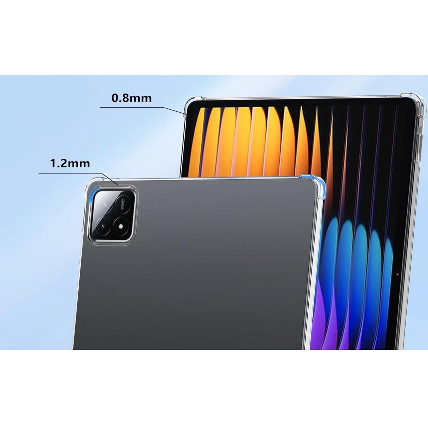 Husa Silicon Transparenta EtuiTab 11.2" - Subtire, Protectie la Zgarieturi