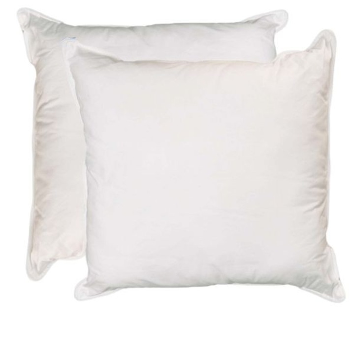 Set 2 perne Boema Home Deco, 40x40 cm, umplutură puf și pana de gască, Alb