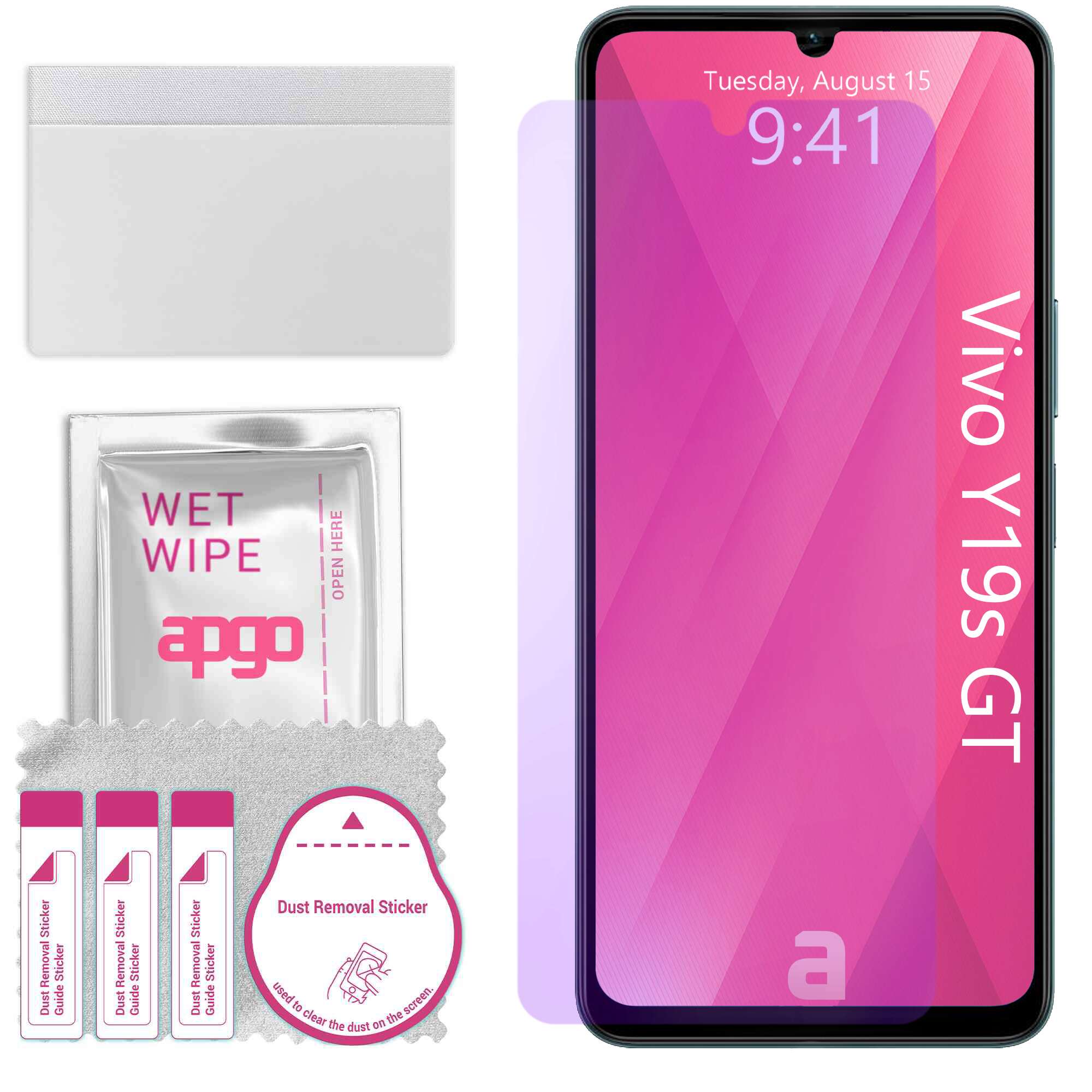 Sticla de protectie ANTI-BLUE apgo pentru Vivo Y19s GT – sticla