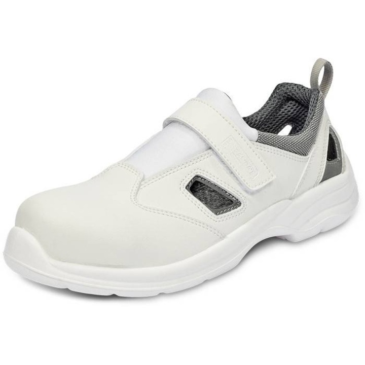 Sandale de protectie albe, cu bombeu compozit DEUVILLE MF S1 SRC Alb 42