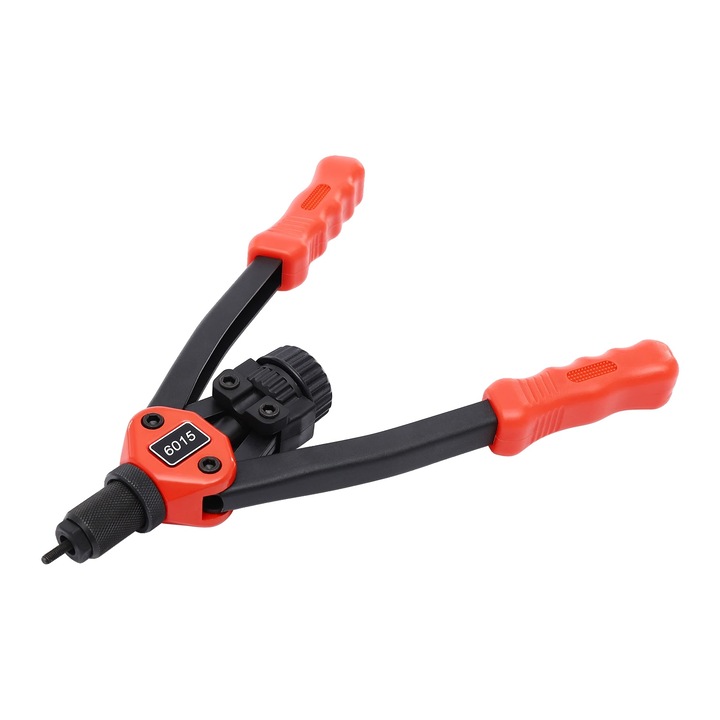 Szegecsfogó készlet, titán, ergonomikus kialakítás, fekete