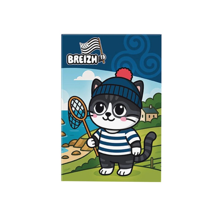 Mágnes ABYstyle, The Good Gift, Chat Breizh Kawaii, 5, 5 x 8 cm