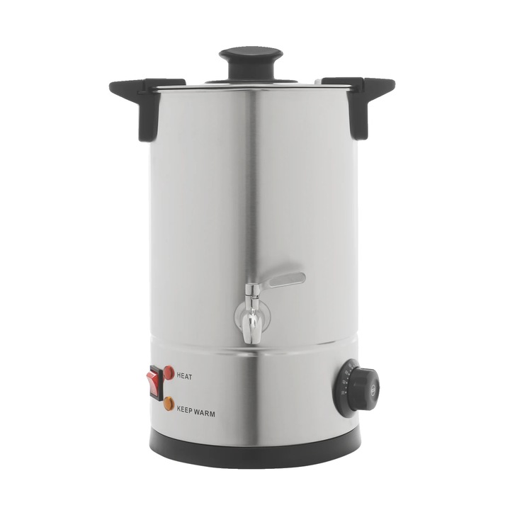 Vas electric pentru topit ceara, 8L, control temperatura, inox