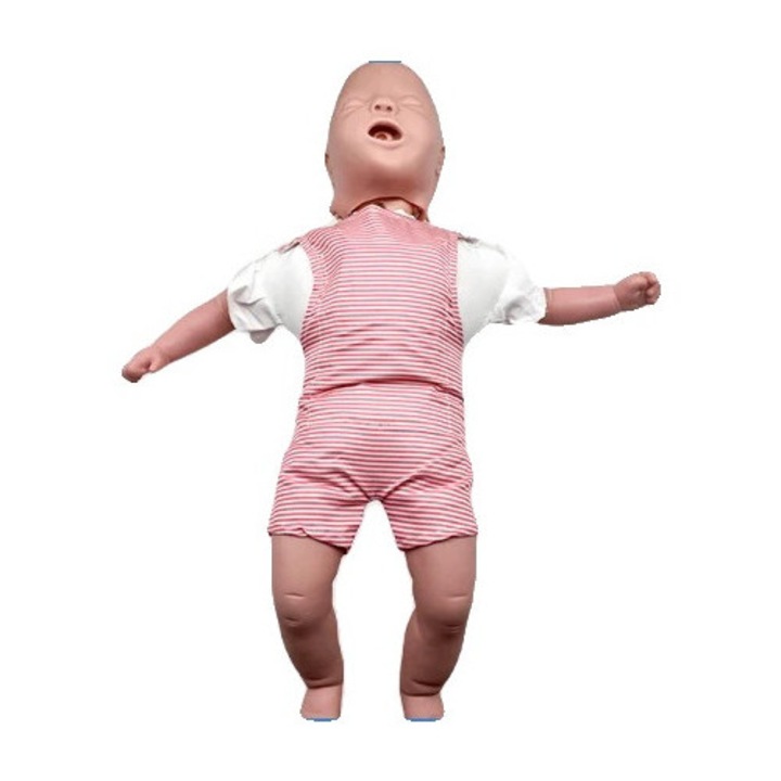 Manechin de antrenament pentru obstructia cailor respiratorii, design usor, material sintetic durabil, dimensiune standard, simulare realista