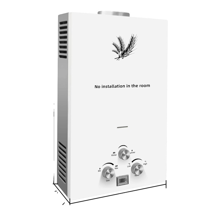 Incalzitor instant, 20KW, 10L, constructie din otel, design fara rezervor