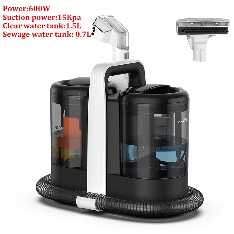 Aspirator portabil 600W, 15KPa, 1100ml, 1200ml, design compact