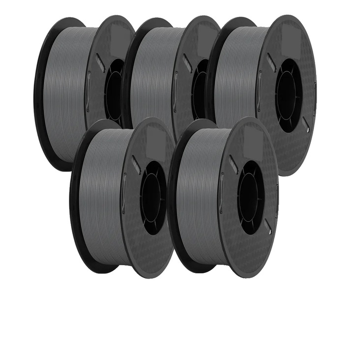 Filament 3D, PLA, 1.75mm, 5kg, gri