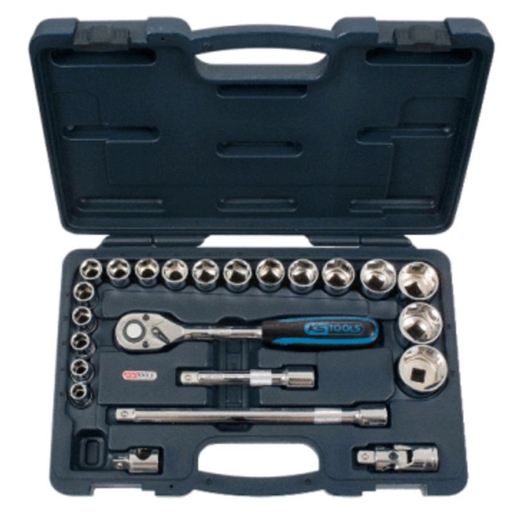 Set chei CHROME+, 23 piese, KS TOOLS
