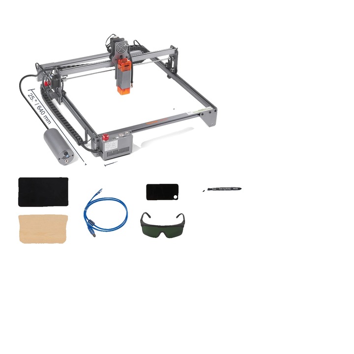Gravor laser 10W, performanta ridicata, design prietenos, 400x400mm