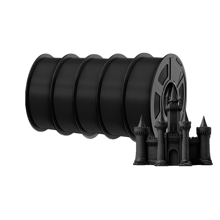 Filament 3D, PLA META-5BK, 1.75mm, 5.5kg, ecologic, rezistent