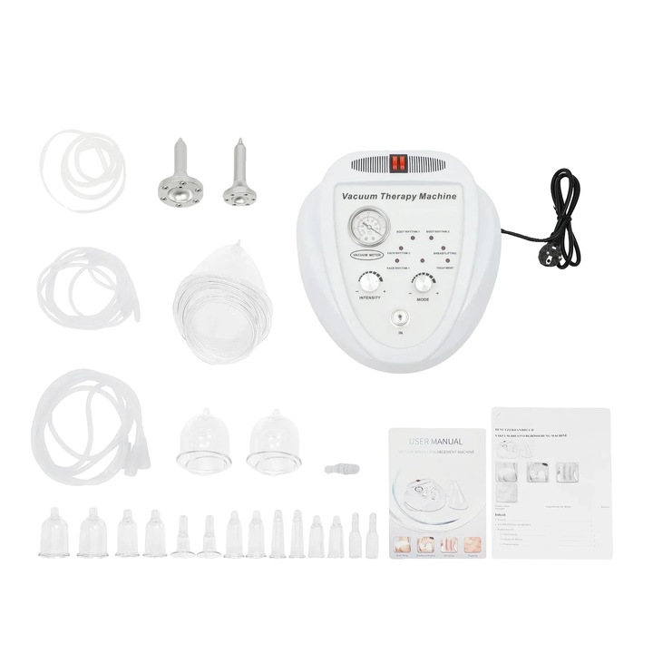 Масажен апарат за контуриране на тялото, универсална употреба, бял, 38x37x33см