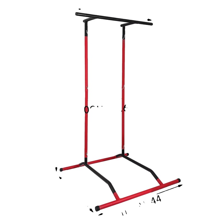 Statie tractiuni si dips, ajustabila, constructie solida, 113x117cm, 97-200cm