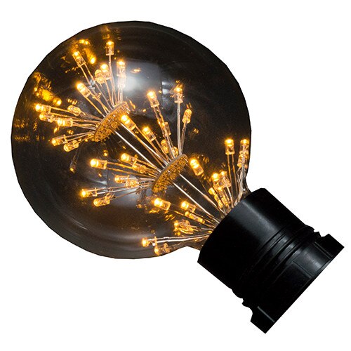 Bec LED E27 4W transparent mijlociu 2300K