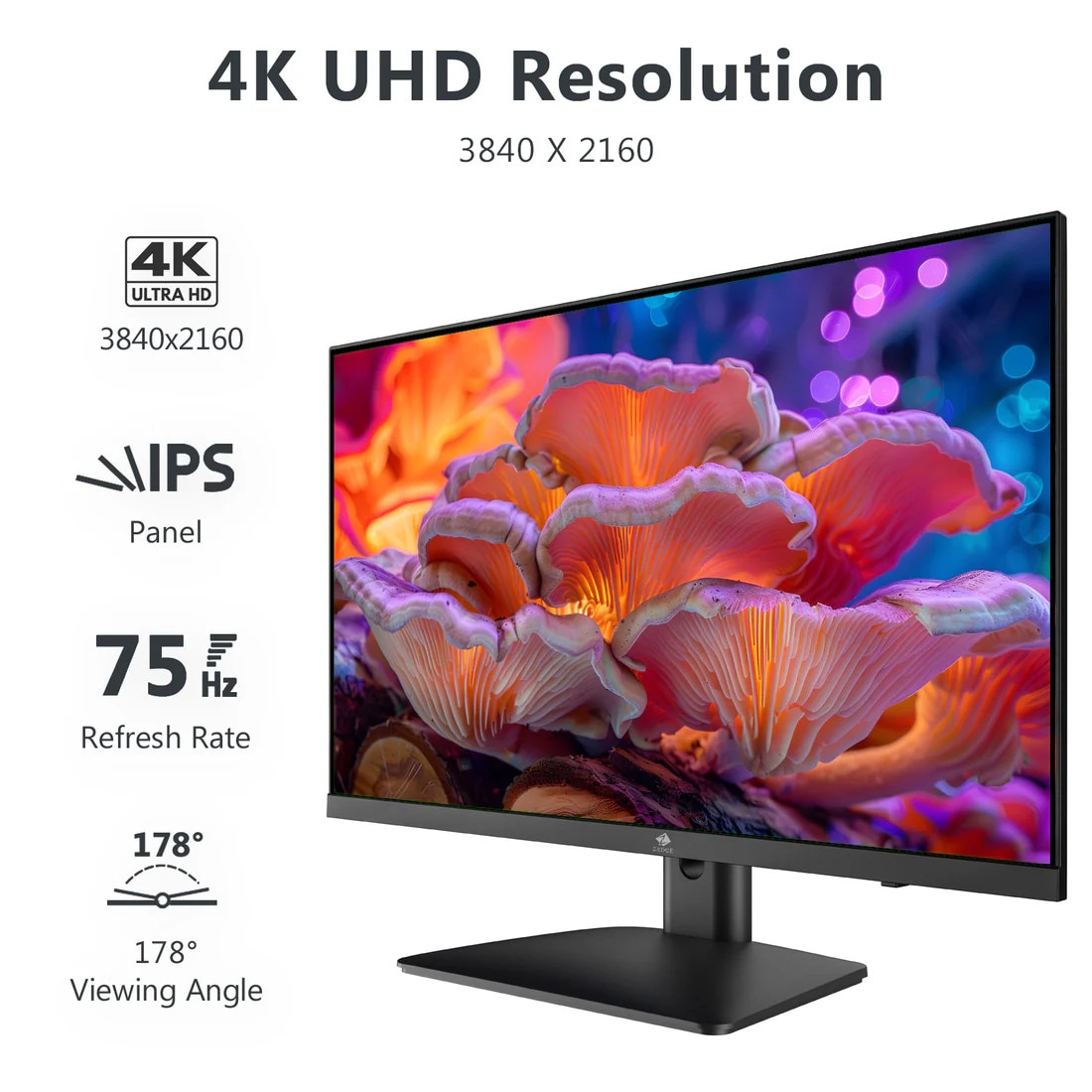 Gaming Monitor Z-Edge U27P4K 27-inch Ultra HD 4K, 75Hz Refresh
