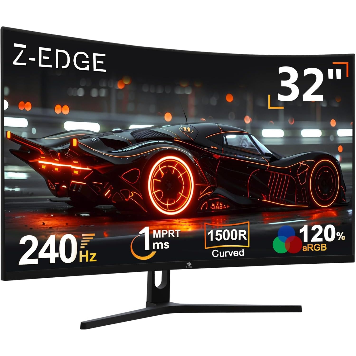 Curved Gaming Monitor Z-Edge UG32P 32 inch, FHD 1080P 240Hz,1500R