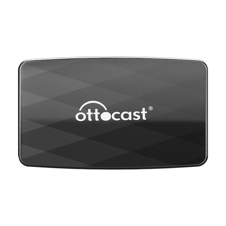 Adaptor Ottocast CA360 3in1 Carplay/Android, negru, cu cabluri USB