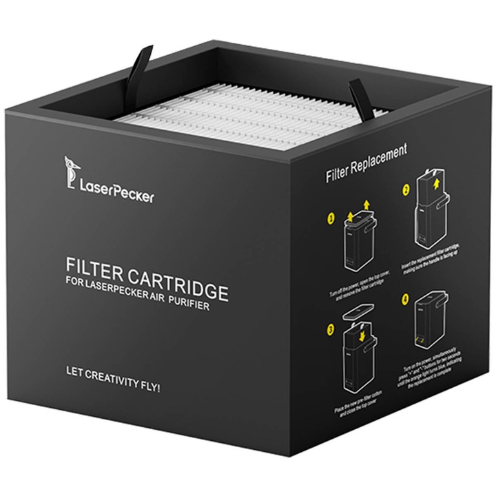 Filtru pentru purificator de aer LaserPecker, 3-6 luni durabilitate