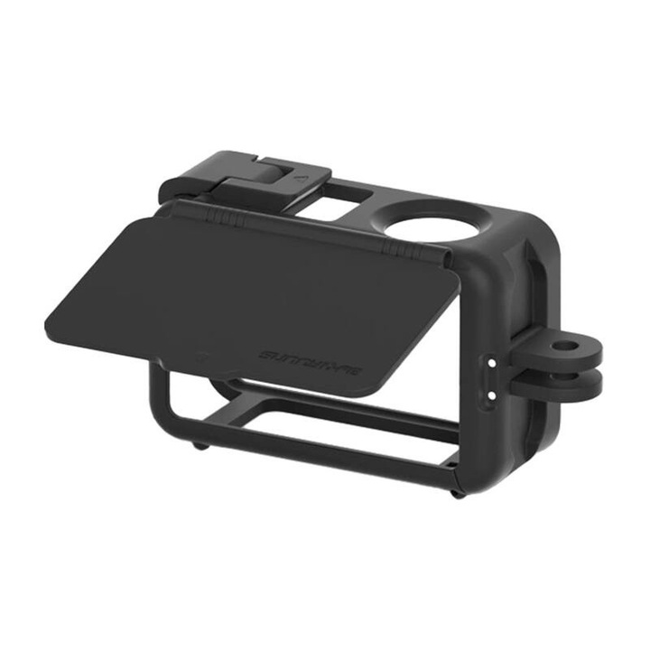 Sunnylife OA5-BK941 ház napvédelemmel DJI OSMO ACTION 5 Pro/4/3 drónhoz, 78x55x35mm, fekete