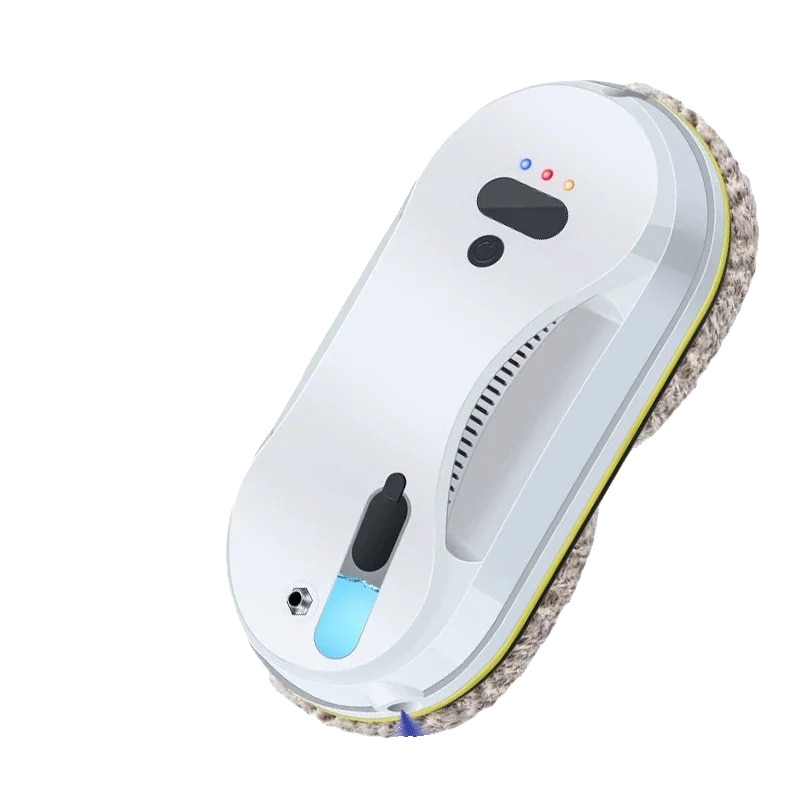 Robot de curatat feronerie, operare automata, sistem de pulverizare dual, alb, dimensiuni compacte