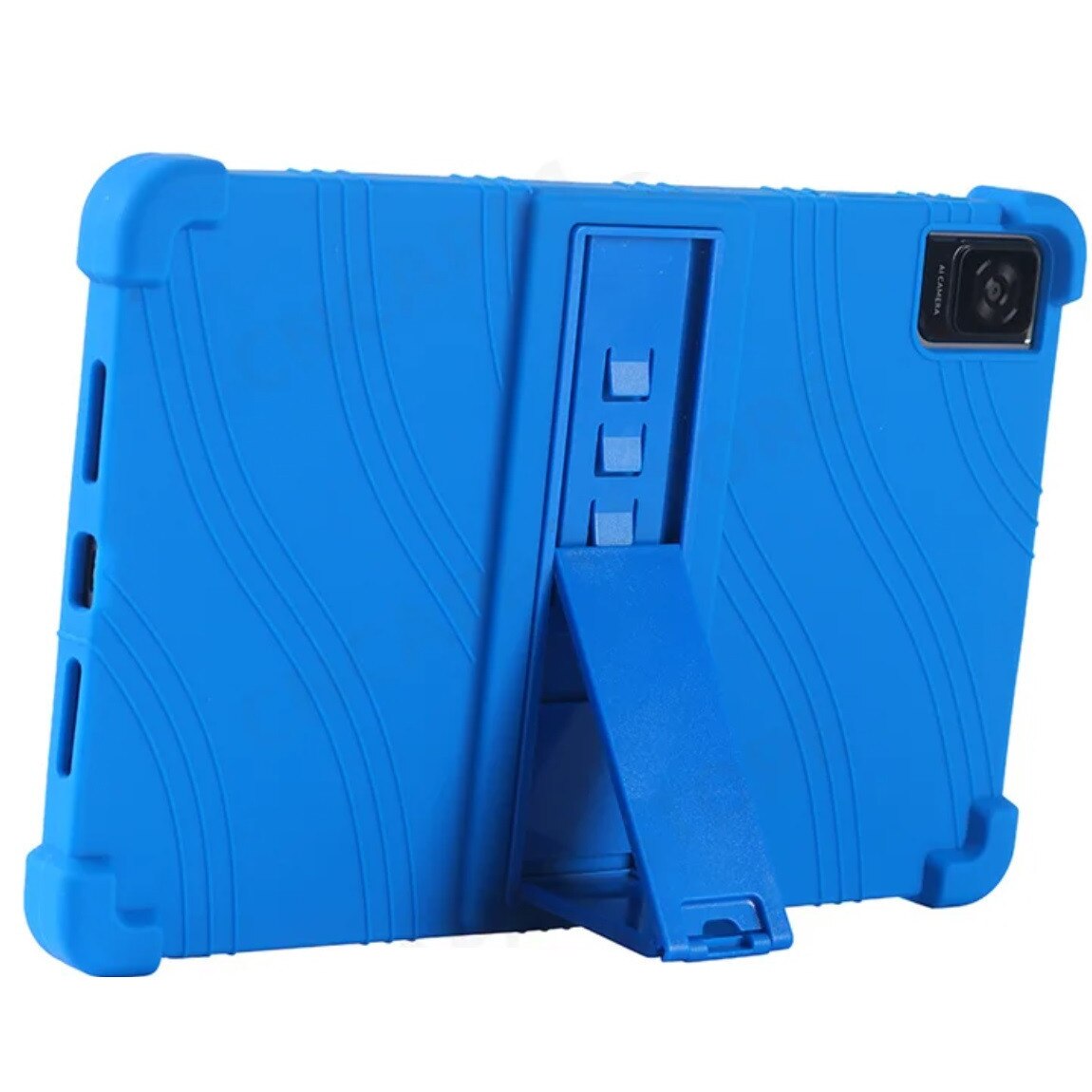 Husa din silicon EtuiTab pentru TCL Tab 10 Gen2, antiderapanta, suport incorporat, negru, 10.36 inch