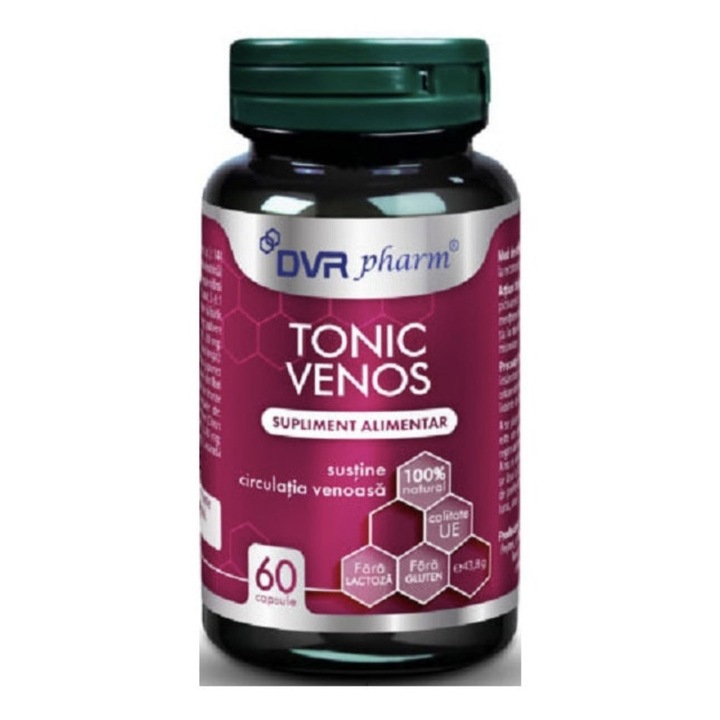 Supliment alimentar 100% natural Tonic Venos 60 capsule, DVRpharm