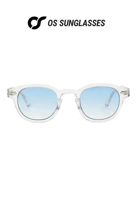 Слънчеви очила OS Sunglasses Berlin Translucent Clip-on Blue UNISEX