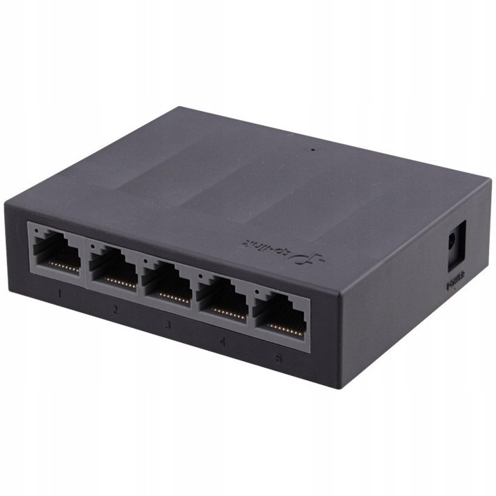 Switch TP-Link LS1005G, 5 porturi 10/100/1000Mb/s, economisire energie, dimensiuni 90x72x23mm