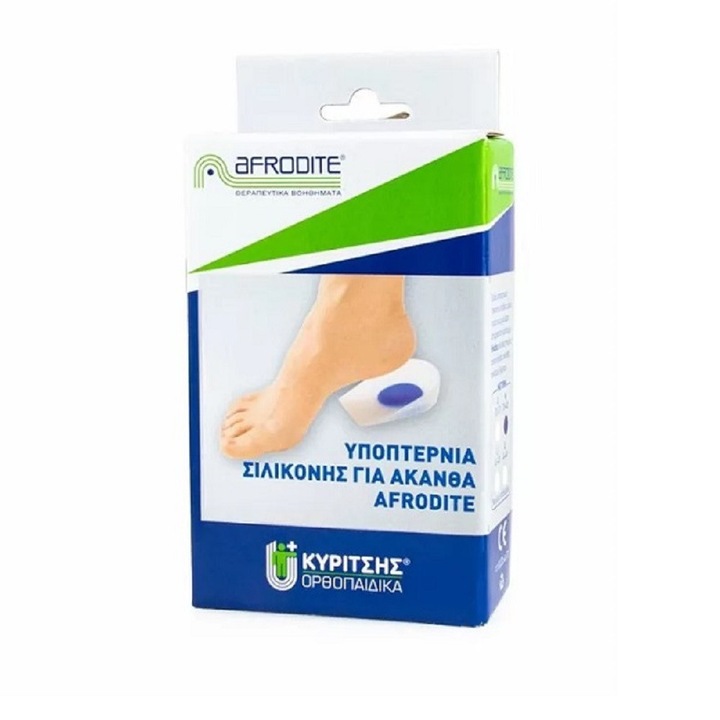 Perne din silicon Kyritsis Afrodite pentru calcai 1 pereche Large