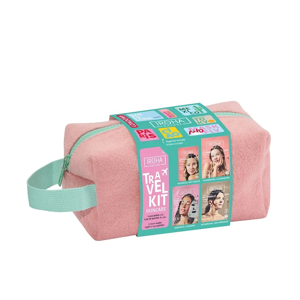 Set pentru ingrijirea tenului IROHA TRAVEL KIT SKINCARE 5 buc