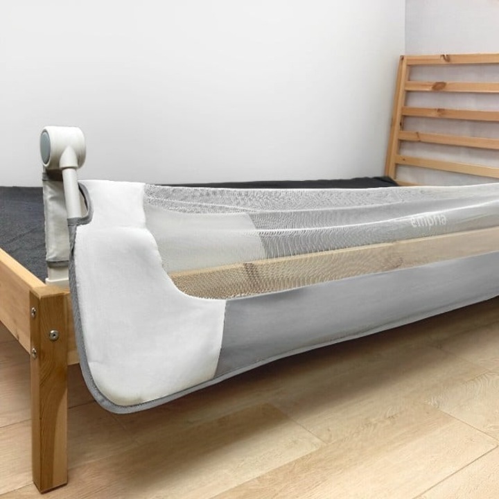 Bariera protectie pat copii, Empria, rabatabila, 200 cm