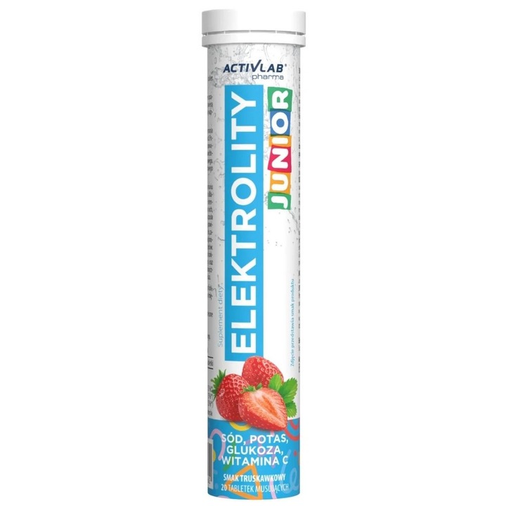 Activlab Pharma Elektrolity Junior, eper - 20 pezsgőtabletta