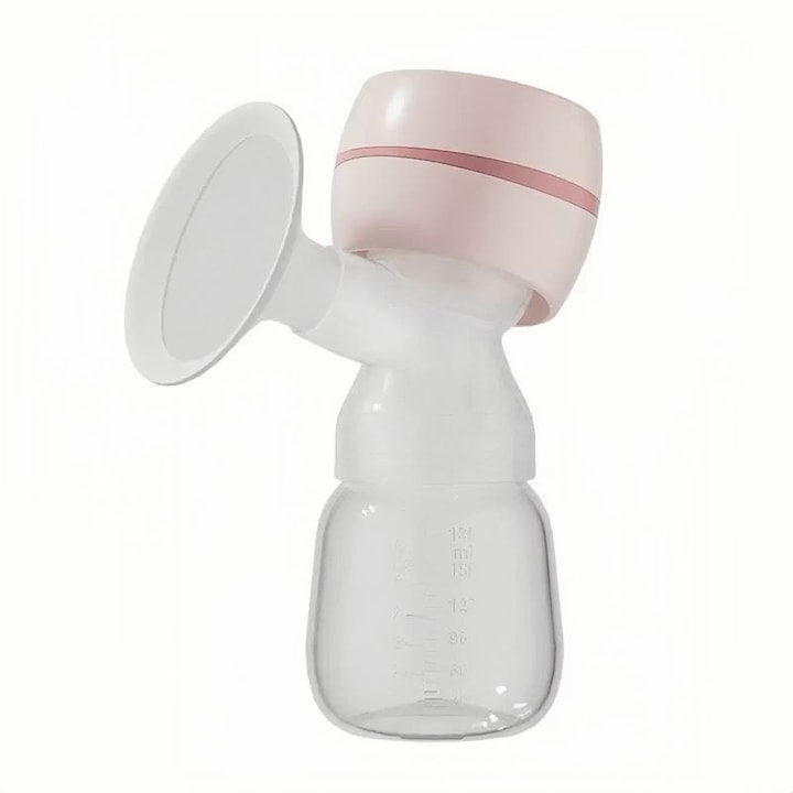 Електрическа помпа за кърма, Missbaby, многофункционална, преносима, бяла, 24 мм, 3 режима и LED дисплей с 9 нива за презареждаща се електрическа помпа за кърма