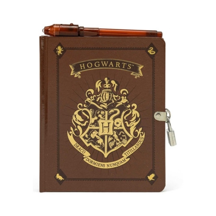 Harry Potter: Hogwarts Lock & Key Diary: Lock & Key Diary With Invisible Ink Pen -