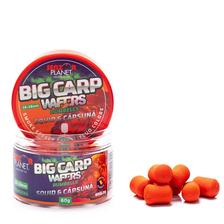 BIG CARP WAFTERS FUMIGENA SQUID & CAPSUNA 16-18mm 60g