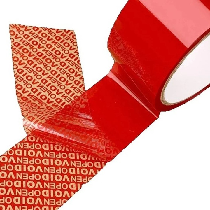 Banda Adeziva Sigiliu OPEN VOID, 50mm/50 Metri, Rosu