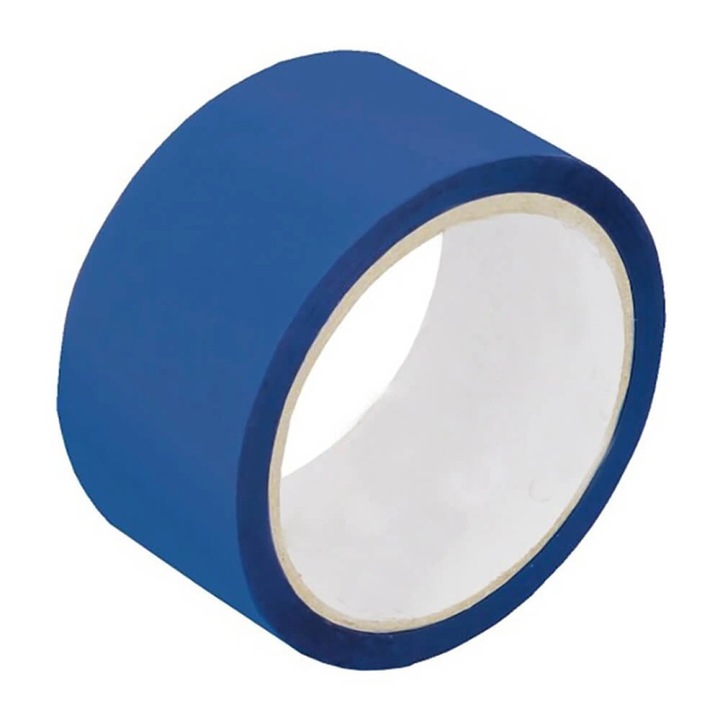 Banda Adeziva Colorata 48mm/45 Metri, Acril, Albastru
