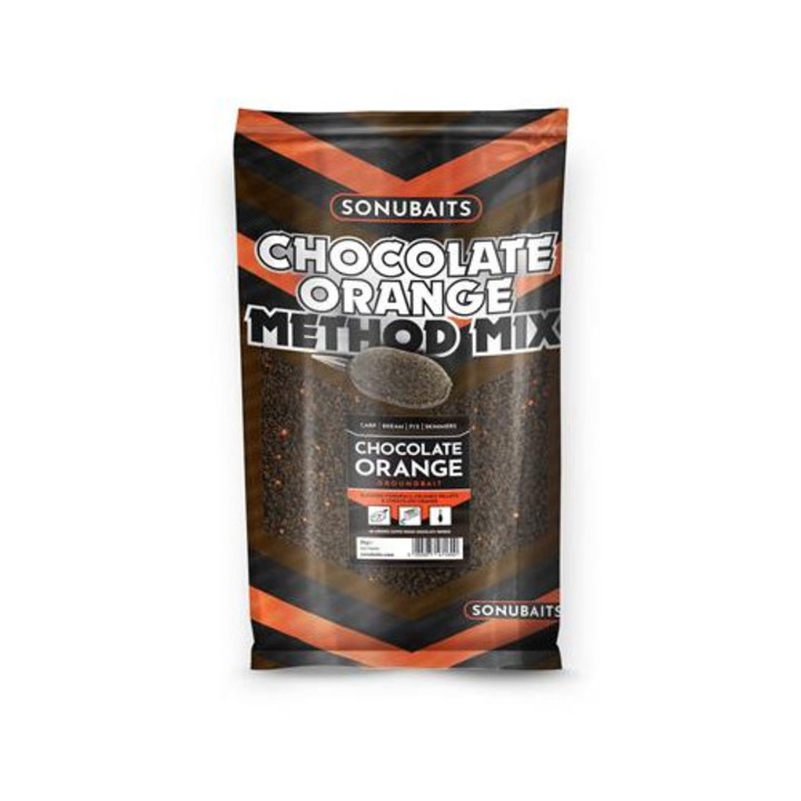 Amestec de nada Chocolate Orange Method Mix, Sonubaits, 2kg, aroma de ciocolata si portocala