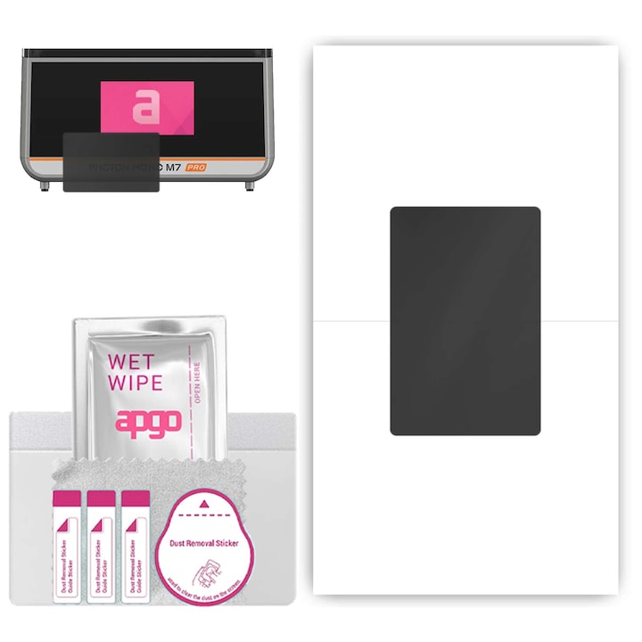 apgo PRIVACY védőfólia Anycubic Photon Mono M7 Pro készülékhez – kémprogram-ellenálló hatás, hidrogel, teljes ragasztó, 5D, matt, ultravékony
