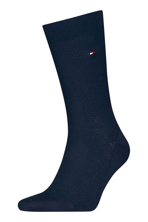 Tommy Hilfiger, Sosete uni din amestec de bumbac, Bleumarin, 39-40