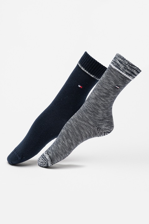 Tommy Hilfiger, Дълги чорапи с лого - 2 чифта