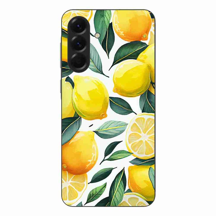 Husa compatibila cu Samsung Galaxy A56 Silicon Gel Tpu Model Lemons Pattern