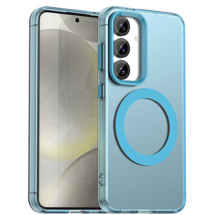 Husa pentru Samsung Galaxy S24 Plus / S25 Plus - Techsuit CandyCase MagSafe - Blue