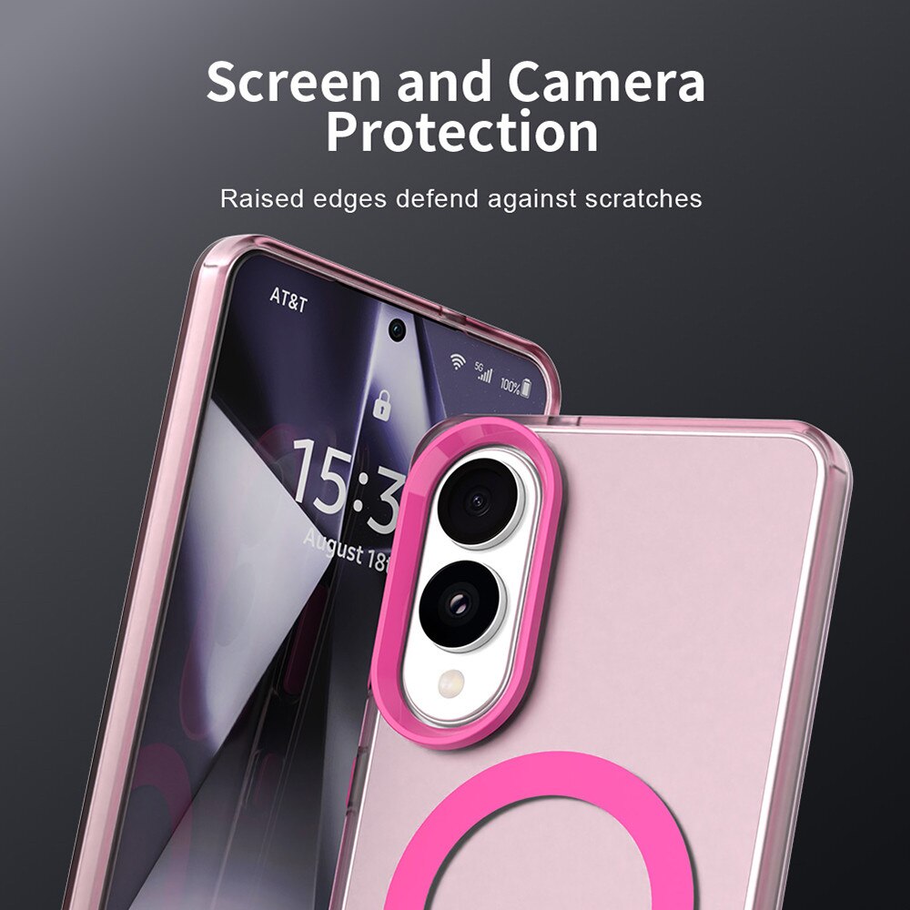 Husa pentru Samsung Galaxy S25 Edge - Techsuit CandyCase MagSafe - Pink
