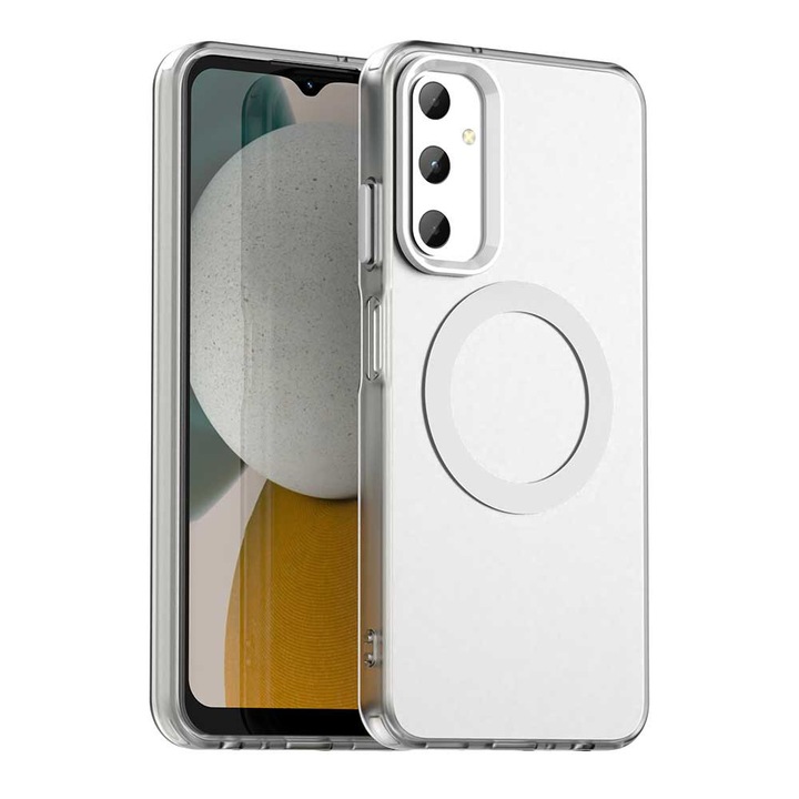 Husa pentru Samsung Galaxy A05s, CandyCase MagSafe, T56, Policarbonat, White