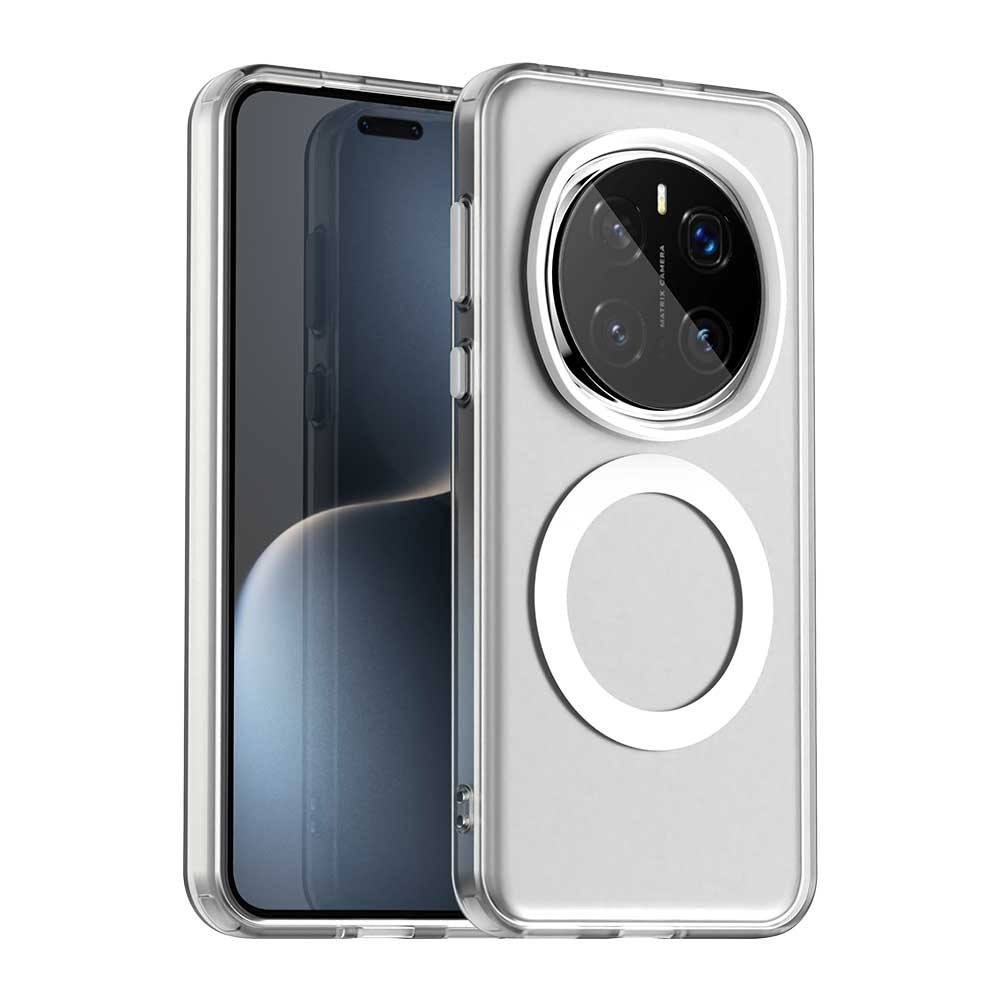 Husa premium pentru Honor Magic 7 Pro VivaShell Fusion compatibila MagSafe Anti-Shock - Protectie Avansata Display Camera - Design Slim si Elegant - Alb