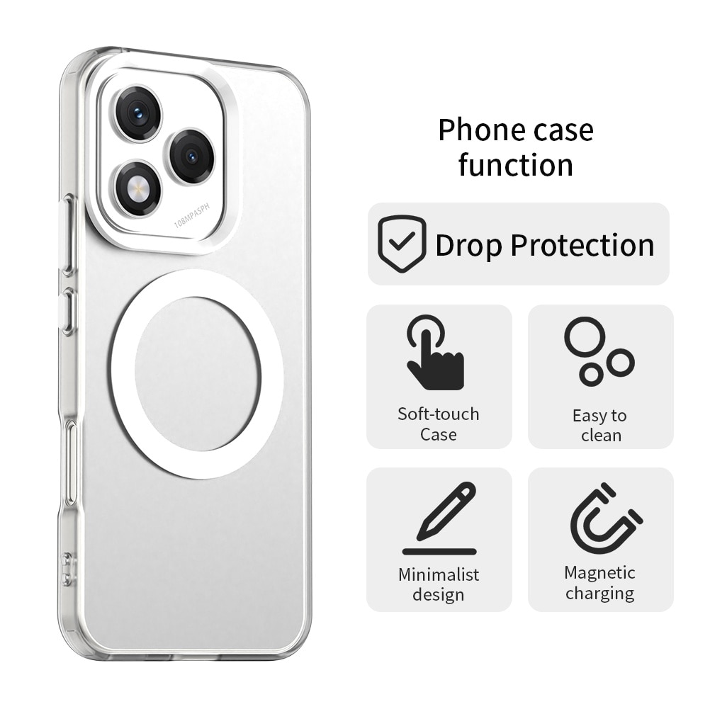 Husă Candy Case, Alb, pentru Honor 400 Lite, TPU și Policarbonat, design minimalist