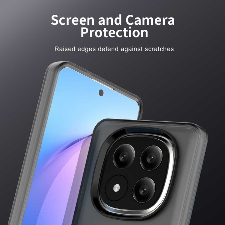 Husa pentru Xiaomi Redmi Note 14 Pro+ 5G, Accesorio Candy Case, Negru